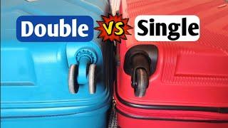 Double Wheel Vs Single Wheel Trolley   Does it makes a difference ?