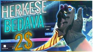 CS:GO BEDAVA SKİN KAZANMA ! 2 ADET YENİ SİTE 0.50$ FREE 2020 - SKİN ÇEKİLİŞLİ #Ethereum #Csgofree