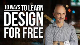 10 Ways to Learn Graphic Design for FREE - How To Learn Design Without Spending a Dime