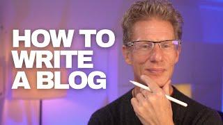 How To Write A BLOG POST From Start To Finish | #tutorial from Chris Prouty