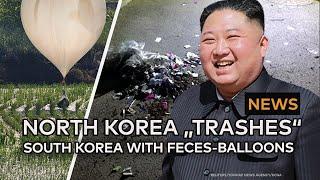 NEWS: North Korea sends trash balloons to South korea - containing toilet paper and apparently feces