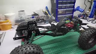 Traxxas Trx4 Sport swapping to Team Gspeed Lcg v3 G10 Chasis