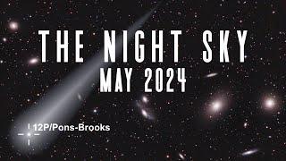 The Night Sky | May 2024 | Comet 12P Pons-Brooks | Eta Aquarids Meteor Shower