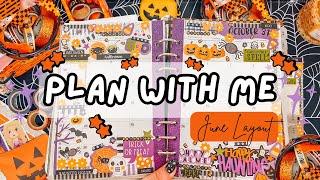 Summerween June Planner Layout + Plan with Me! | Halloween Happy