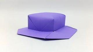 How To Make a Paper Hat - DIY Origami Cap Making Simple & Easy Tutorial Step By Step Folds