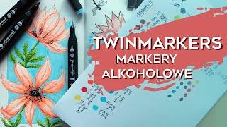 Haul plastyczny 11 - Test markerów alkoholowych Twinmarkers marki Deco Time z sieci Action