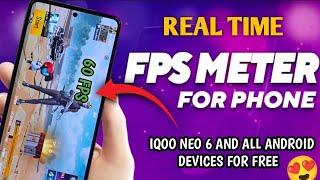 ENABLE REAL TIME FPS METER IN BGMI | IQOO PHONES AND ANY ANDROID DEVICES 