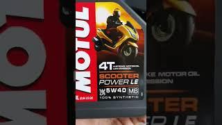 Best Engine Oil For APRILIA SXR 160 # MOTUL 4T=5W-40  @ %Fully Synthetic Oil