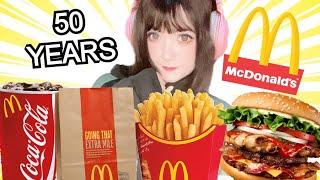 MUKBANG - MCDONALD'S MENU AFTER 50 YEARS RELEASED AGAIN!