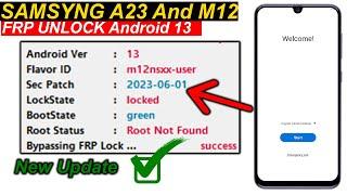 Samsung a23 FRP Bypass Android 13 | Samsung A235F Google Account Unlock Enable adb failed