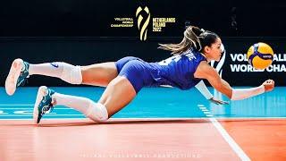 Brilliant Volleyball Libero - Beautiful and Talented Nyeme Costa | World Cup 2022