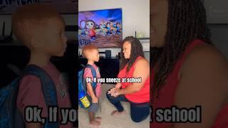 ‍️ I hope he doesn’t sneeze at school #funny #relatable #sick #school #shorts @playnintendo