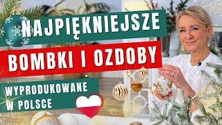 NAJPIĘKNIEJSZE BOMBKI i ozdoby choinkowe wyprodukowane w Polsce ️/ GREEN CANOE