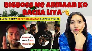 Reaction on: Bigboss Ne Armaan Ko Bacha Liya🫡 #elvisharmy #poojamandavya #bbott3 #elvishyadavsystumm