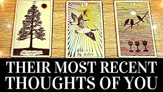 PICK A CARD THEIR THOUGHTS OF YOU RECENTLY  What Is On Their Mind? ️ Love Tarot Reading