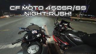 CF MOTO 450 SR-S / SS | NIGHT RUSH! | PURE SOUND!