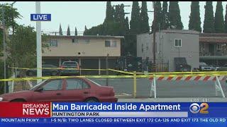 Overnight Standoff Continues Into Morning In Huntington Park