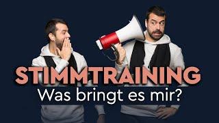 Stimmtraining  -  Was bringt es mir?