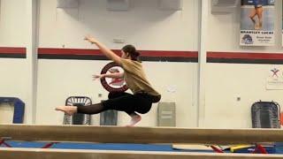 Trying gymnastics a year after quitting | Whitney Bjerken