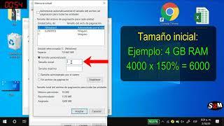 . Asignar el mejor tamaño al archivo paginación + Rendimiento