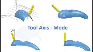 Autodesk PowerMill - 5 Axis - Mode -Tool axis Definition