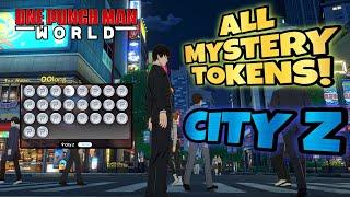 ALL MYSTERY TOKENS CITY Z LOCATION IN ONE PUNCH MAN: WORLD (FILIPINO)
