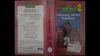 My Sesame Street Home Video Learning About Numbers