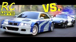BMW M3 GTR vs Porsche 911 RC Police Car Chase