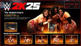 WWE 2K25 Showcase The Headshrinkers vs The Steiner Brothers (The Bloodline Dynasty)