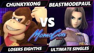 MomoCon 2024 TOP 8 - ChunkyKong (Donkey Kong) Vs. BeastModePaul (Hero) Smash Ultimate - SSBU