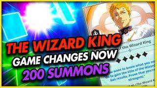 THE WIZARD KING ARRIVES! 200 Summons for Julius on CHRISTMAS! - Black Clover Mobile
