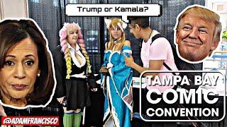 Asking Tampa Comic-Con 2024 Trump or Kamala?