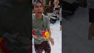 He got me!! #supertown #gaytraveler #gaytravel #songkranthailand #waterfestival #jomtien