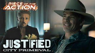 Justified: City Primeval | Raylan And Mansell Go Head-To-Head