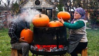 Making Pumpkin Pasta and Paste | Rustic Village Recipe