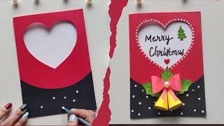 STUNNING Handmade Christmas Card in Minutes! Easy & Beautiful Card | Merry Christmas 