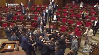 Fight Breaks Out In Armenian Parliament