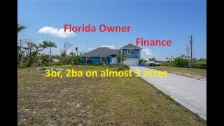 #Florida Owner Finance Home 3br, 2ba on West Coast Island