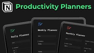 3 Notion Productivity Planners To Increase Your Focus