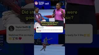 Simone Biles is a Swiftie?!⭐