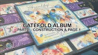 Part 1 - Gatefold Album Step by Step.- CONSTRUCTION and page 1