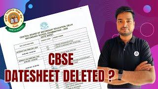 CBSE DATESHEET DELETED ?