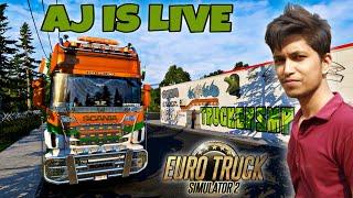  TruckersMP Madness: Live Euro Truck Simulator 2 Adventures with AJ The Ace Gaming! | #live India