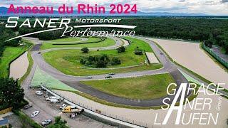 Teamausflug 2024 Garage Saner Rennstrecke Anneau du Rhin mit BMW M3 E46, M3 F80 und Suzuki Swift