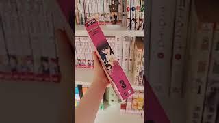 favourite manga spines  #manga #mangacollection #mangacollector #erasedanime #mangalore