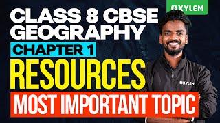 Class 8 CBSE Social Science | Chapter 1 - Resources: Most Important Topic | Xylem Class 8 CBSE