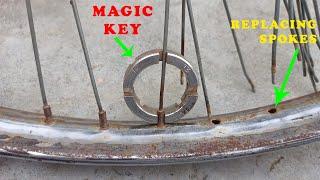 How to Replacing Bike Spokes and Bicycle Spokes |Repair Broken Bicycle Spokes |Remove and Fix Spokes