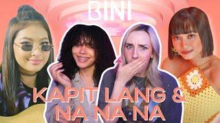 COUPLE REACTS TO BINI | Kapit Lang and Na Na Na - MVs and Dance Practices