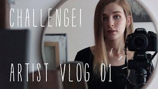 ARTIST VLOG 01 | DrawThisInYourStyle challenge by Mystical Buttons | Oil Painting