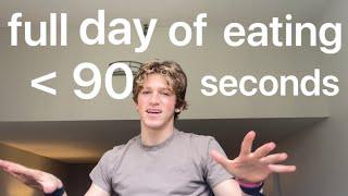 Full Day of Eating in less than 90 seconds